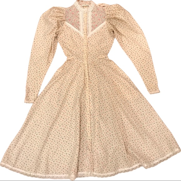 Gunne Sax Prairie Dress, Puff, Victorian, RARE - Picture 6 of 16